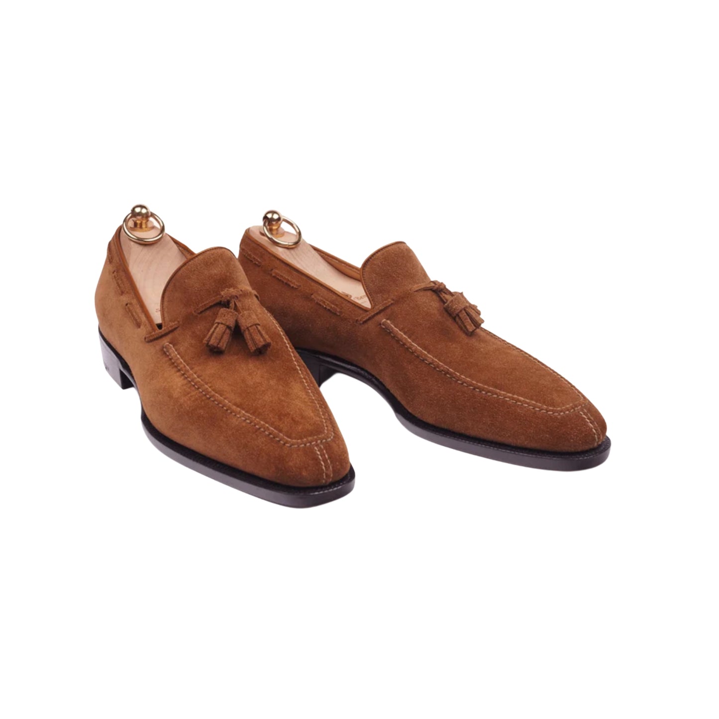 Brown tassels loafers