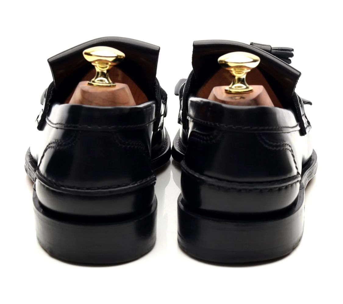 Black Leather Loafers