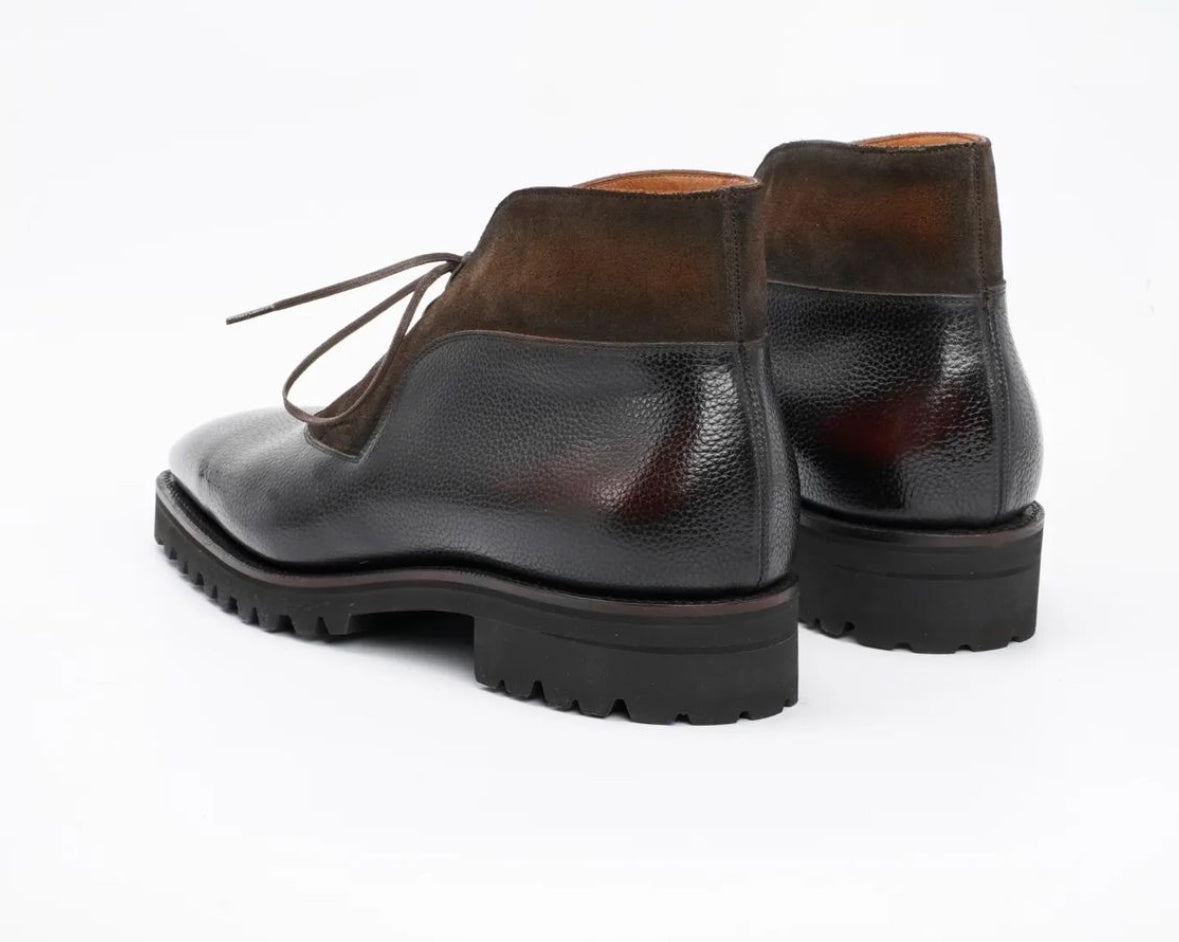 Suede leather chukka boots