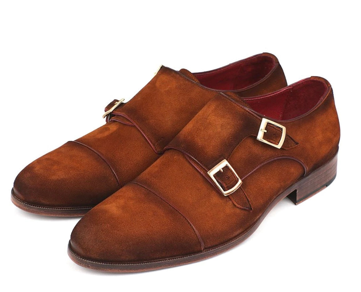 tobacco suede monkstrap