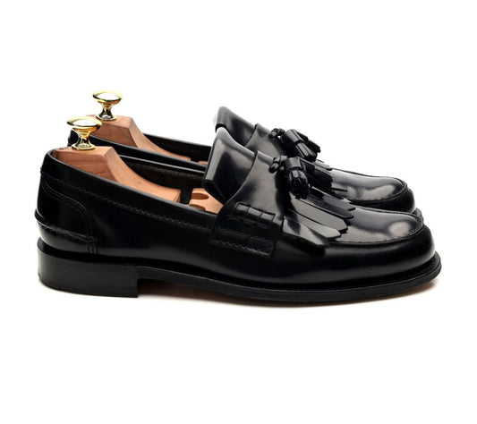 Black Leather Loafers