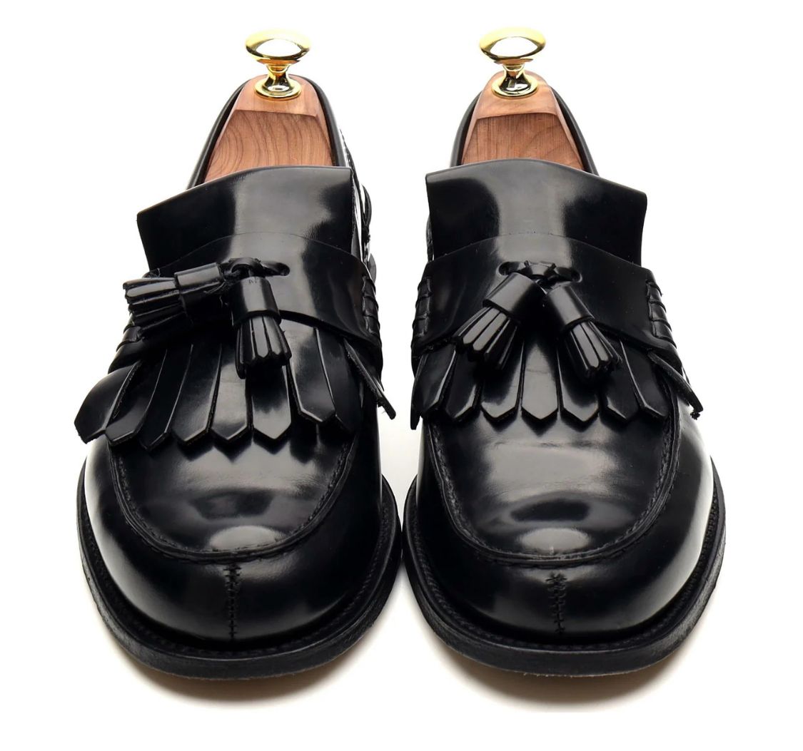 Black Leather Loafers