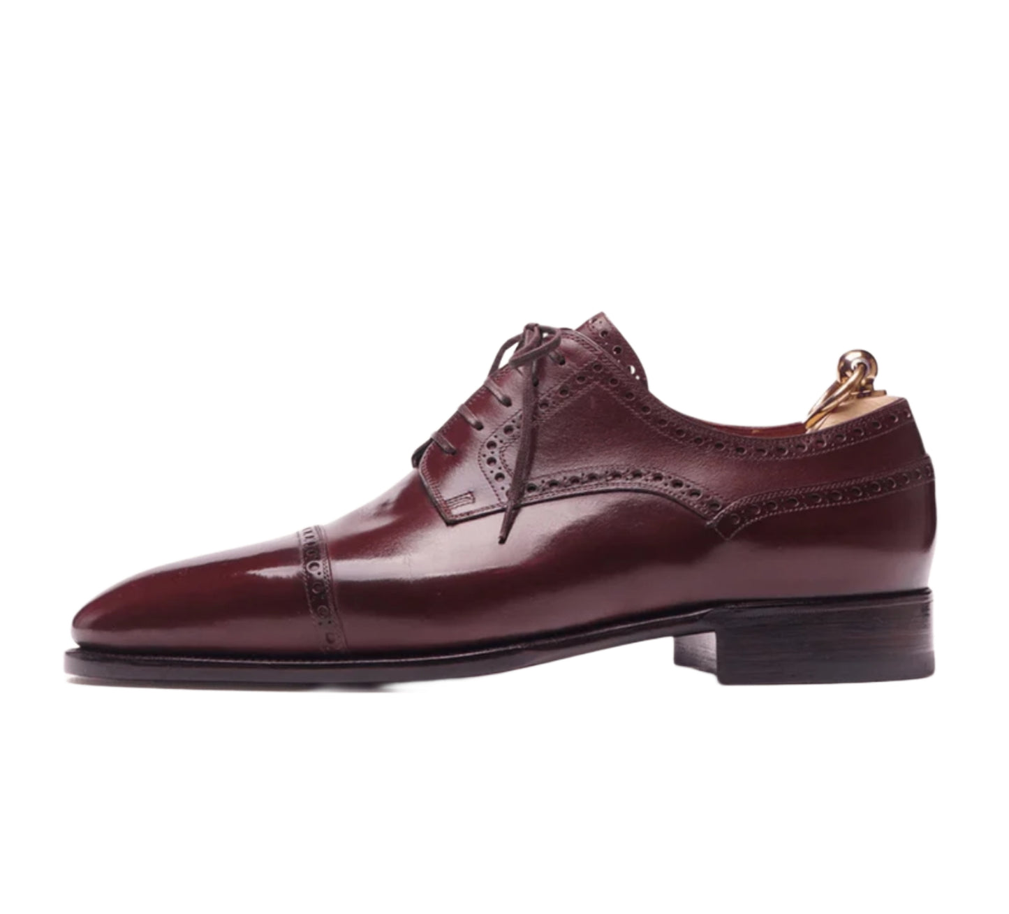 Burgundy oxfords