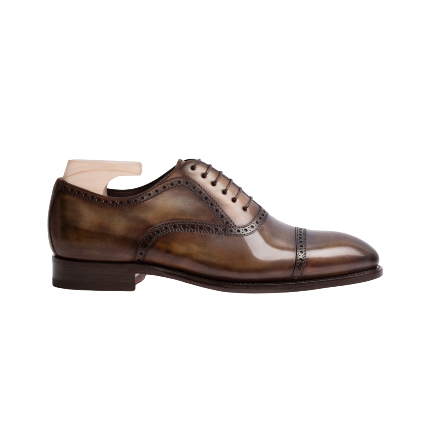 Brown patina oxford