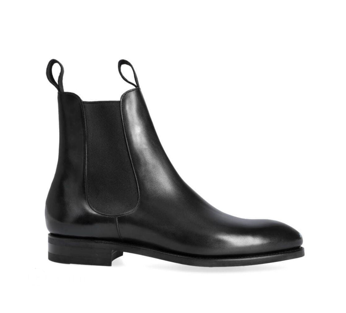 Black Chelsea boots