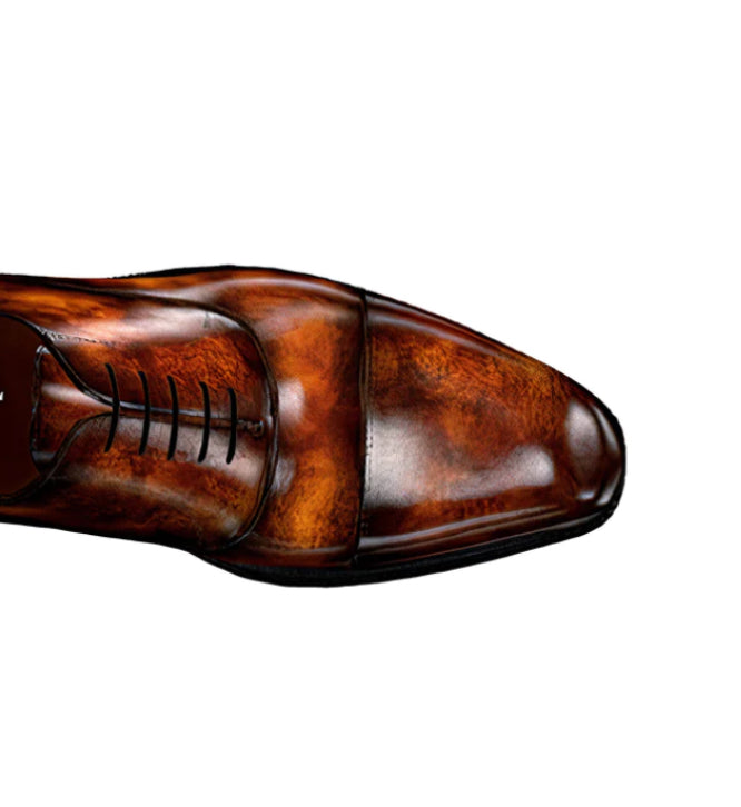 Orange and black Patina oxfords