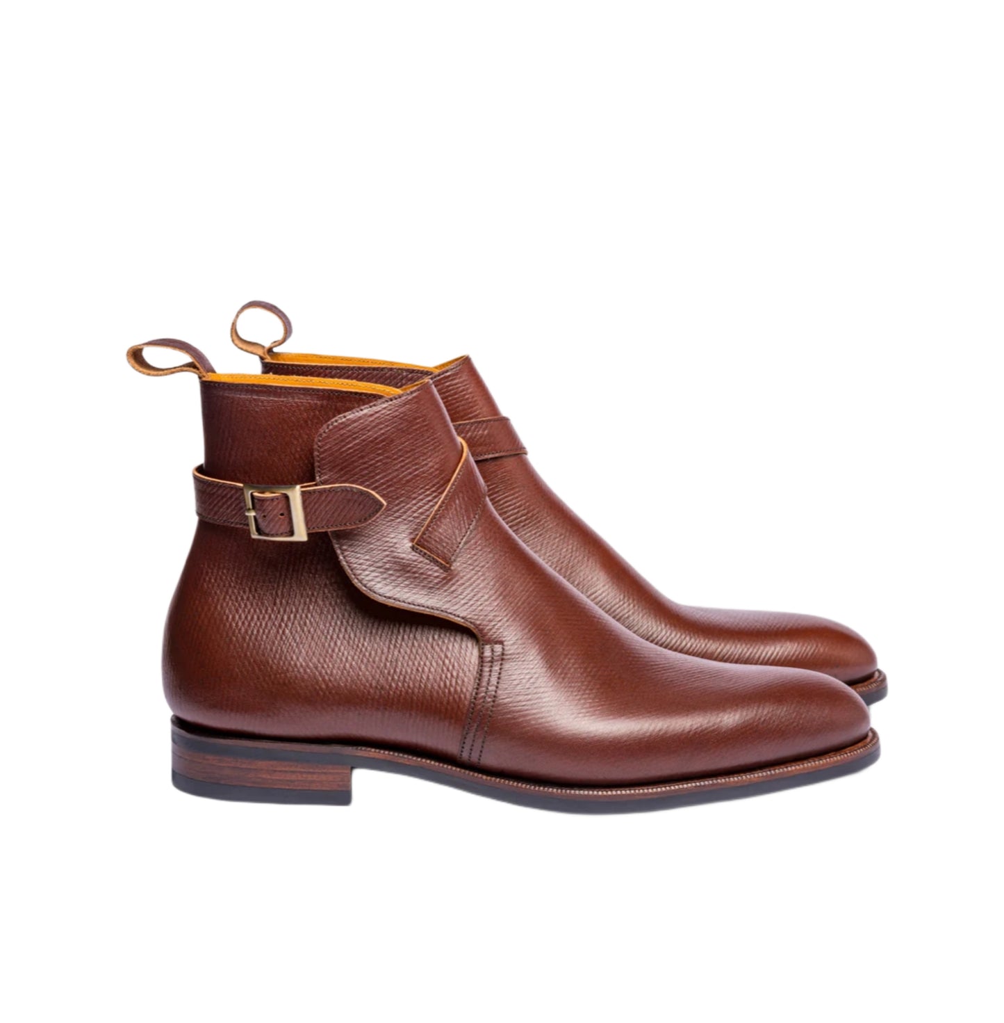 Hatch grain Jodhpur boots