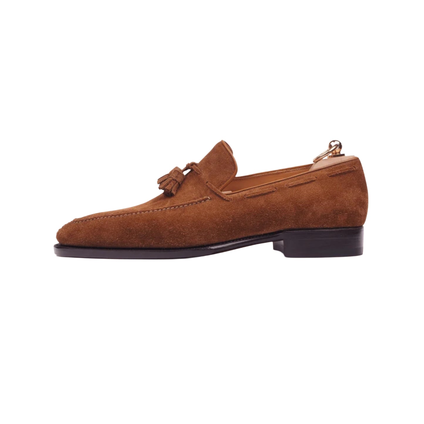 Brown tassels loafers