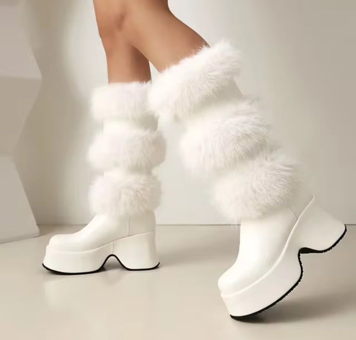 Women's Plush Warm Winter Long Boots