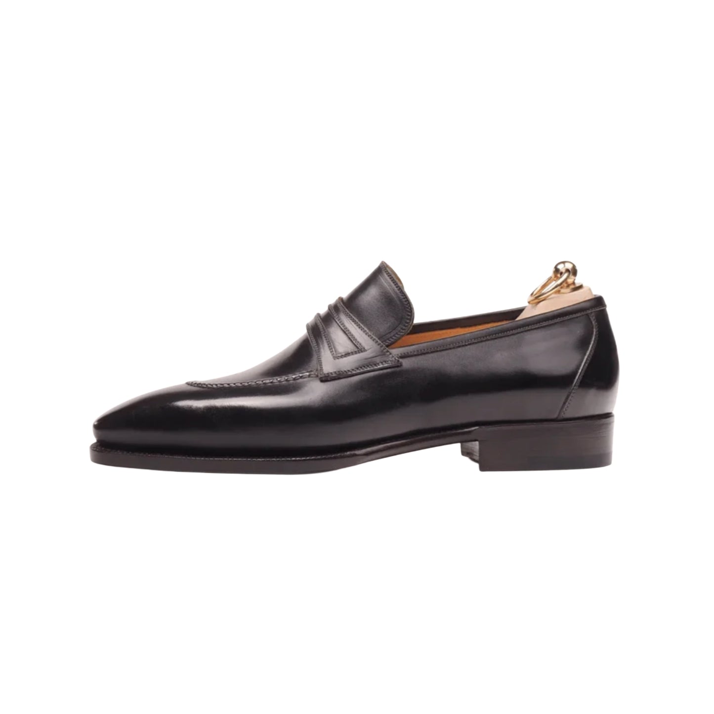 Black penny loafers