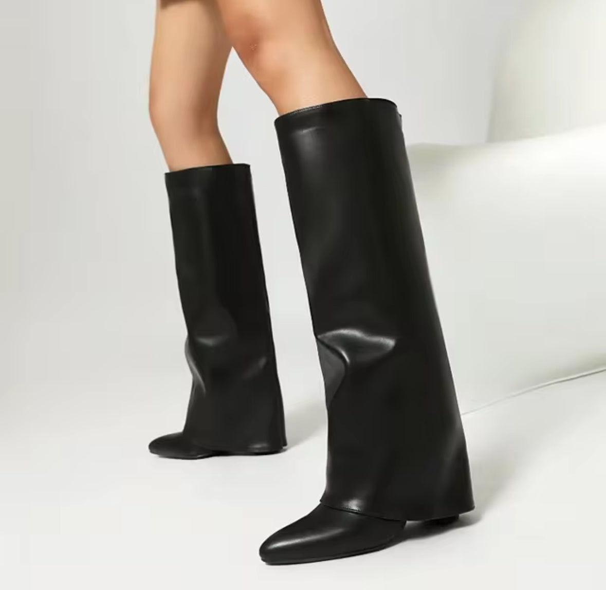 Pointed Women's High Heel Boots