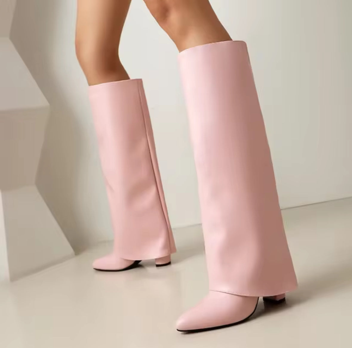 Pointed Women's High Heel Boots