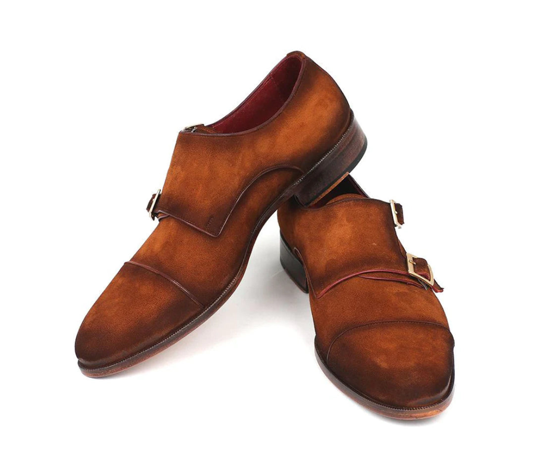 tobacco suede monkstrap